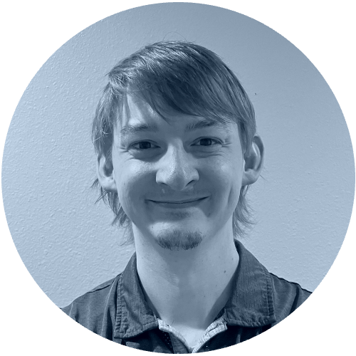 Grayscale photo of John Nystrom - Senior Backend Engineer