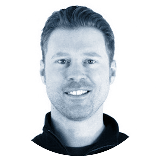 Grayscale photo of Matthew McGuire - Senior Software Development Engineer in Test