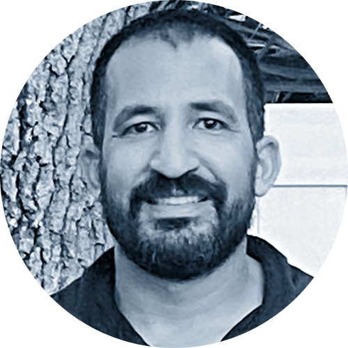 Grayscale photo of Miguel Camacho - DevSecOps Engineer